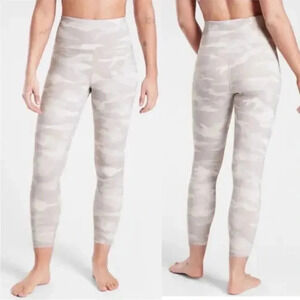 Athleta Elation Camo 7/8 Tight Taupe SIZE 1X